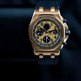 Audemars Piguet Royal Oak Offshore 26470OR.OO.A002CR.01 Ceramic and Rose gold Champagne