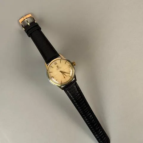 Omega Century 121.014 34mm Yellow gold Brown