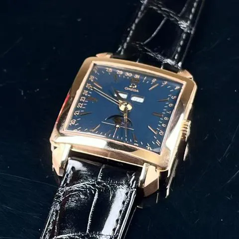 Omega Museum 5701.80.03 41.5mm Rose gold Blue 1