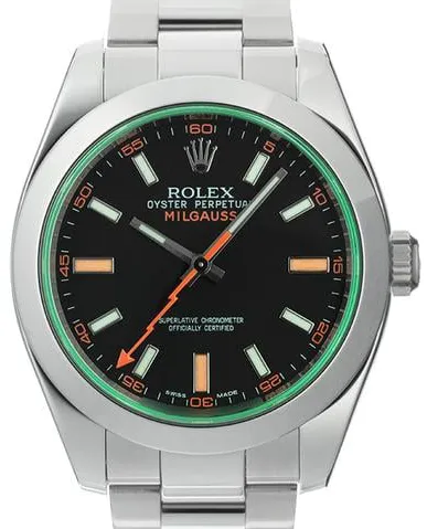 Rolex Milgauss 116400GV 40mm Stainless steel Black