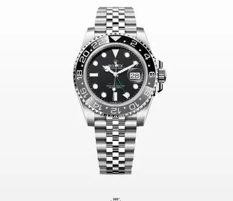 Rolex GMT-Master II 126710GRNR 40mm Stainless steel Black