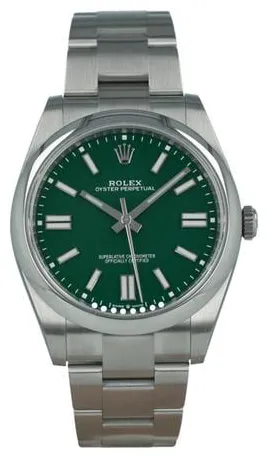 Rolex Oyster Perpetual 41 124300 41mm Stainless steel Green