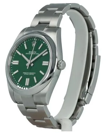 Rolex Oyster Perpetual 41 124300 41mm Stainless steel Green 2