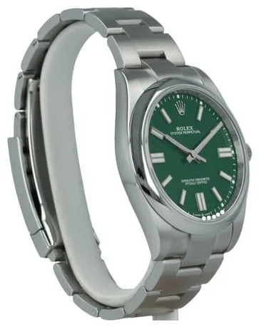 Rolex Oyster Perpetual 41 124300 41mm Stainless steel Green 6