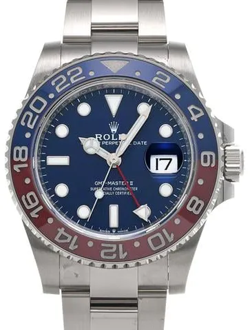 Rolex GMT-Master II 126719BLRO 40mm White gold Blue