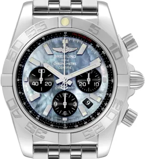 Breitling Chronomat AB0111 43.5mm Stainless steel Blue