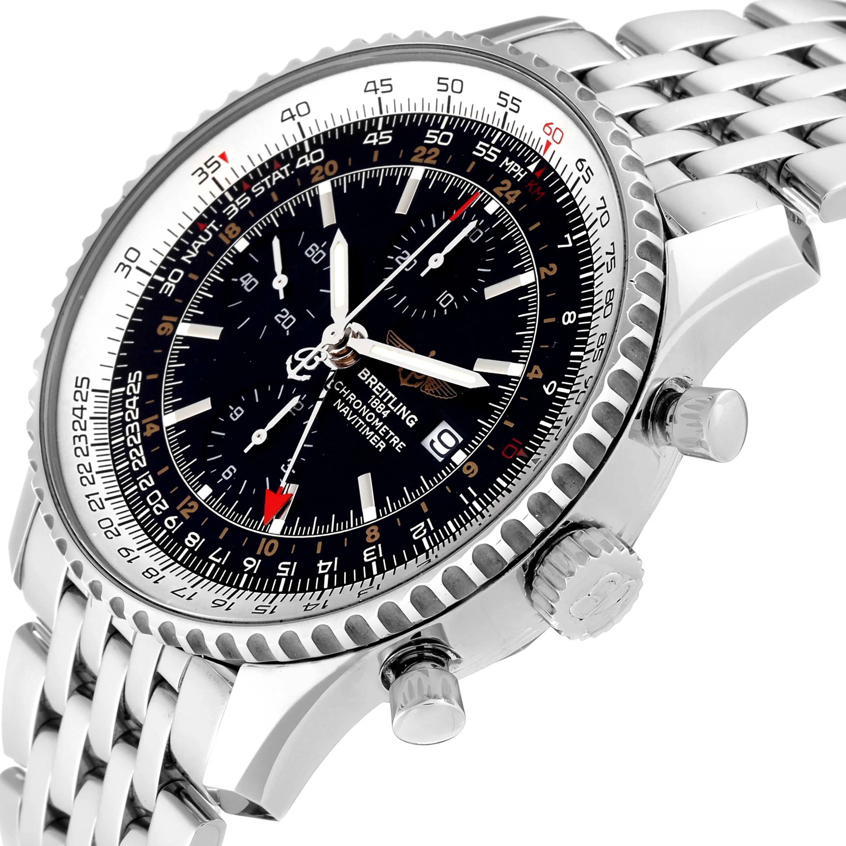 Breitling Navitimer A24322 46mm Stainless steel Black 4