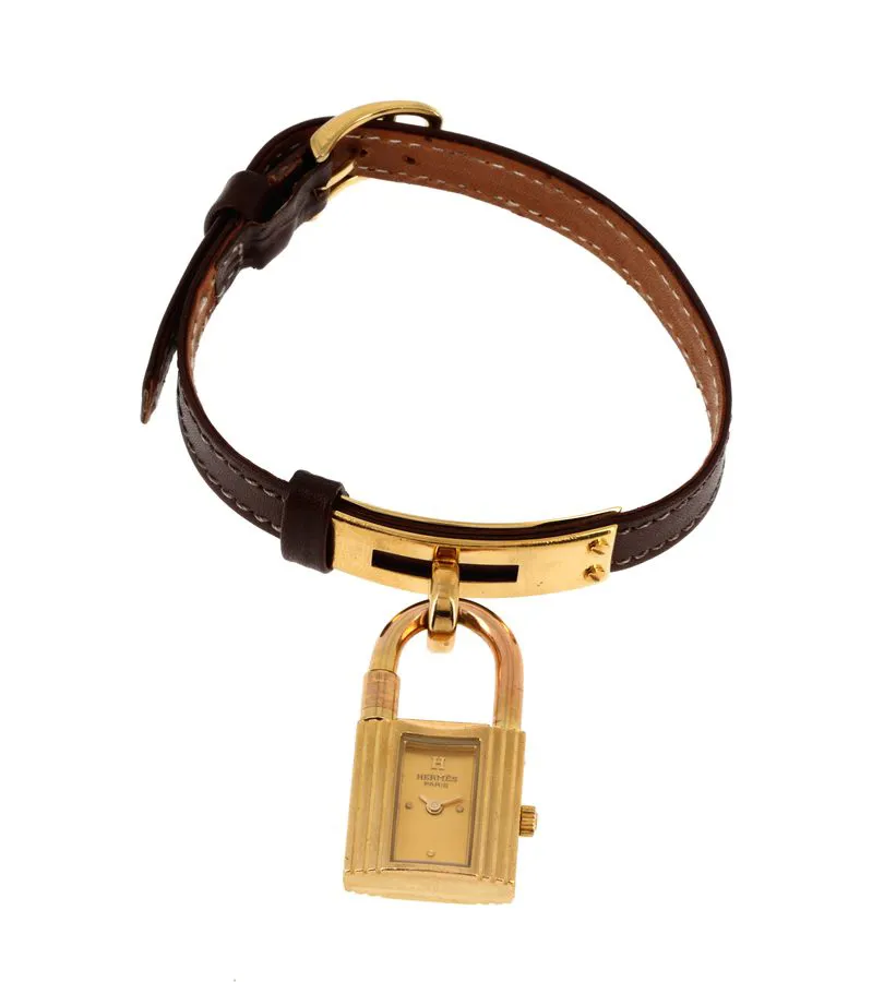 Hermès Kelly Gilt-metal Gold