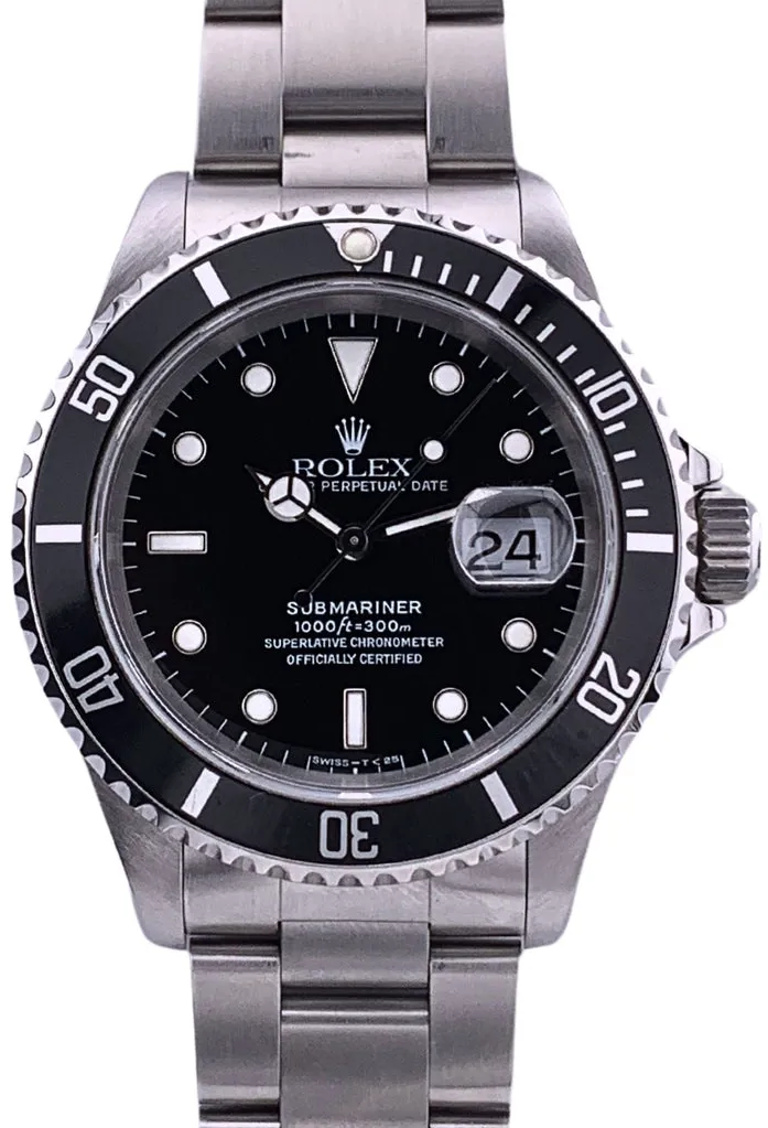 Rolex Submariner 16610/T765784 40mm Stainless steel Black