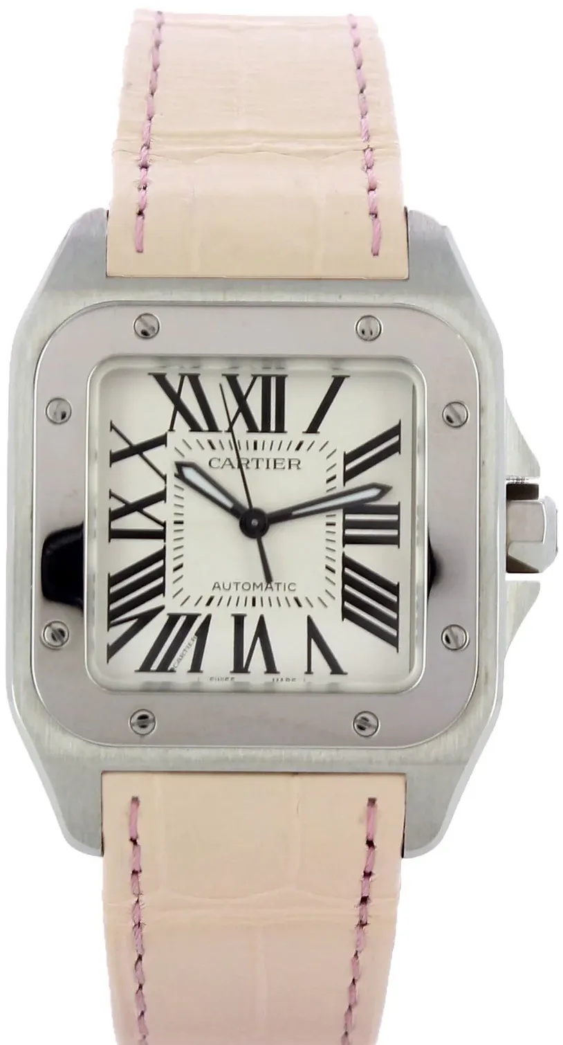 Cartier Santos 100 W20126X8 36mm Stainless steel Silver