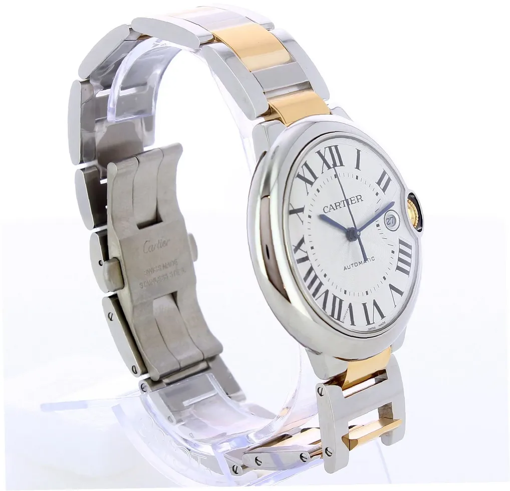 Cartier Ballon Bleu de Cartier W2BB0022 42mm Yellow gold and Stainless steel Silver 2