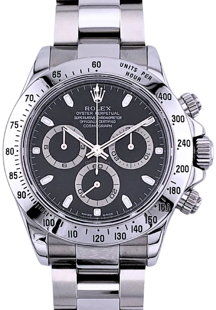 Rolex Daytona 116520/F095985 40mm Stainless steel Black