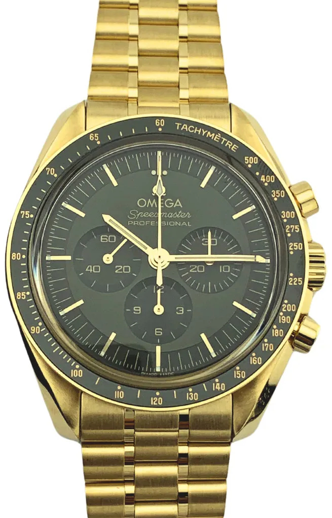 Omega Speedmaster O31060425010001 42mm Yellow gold Green