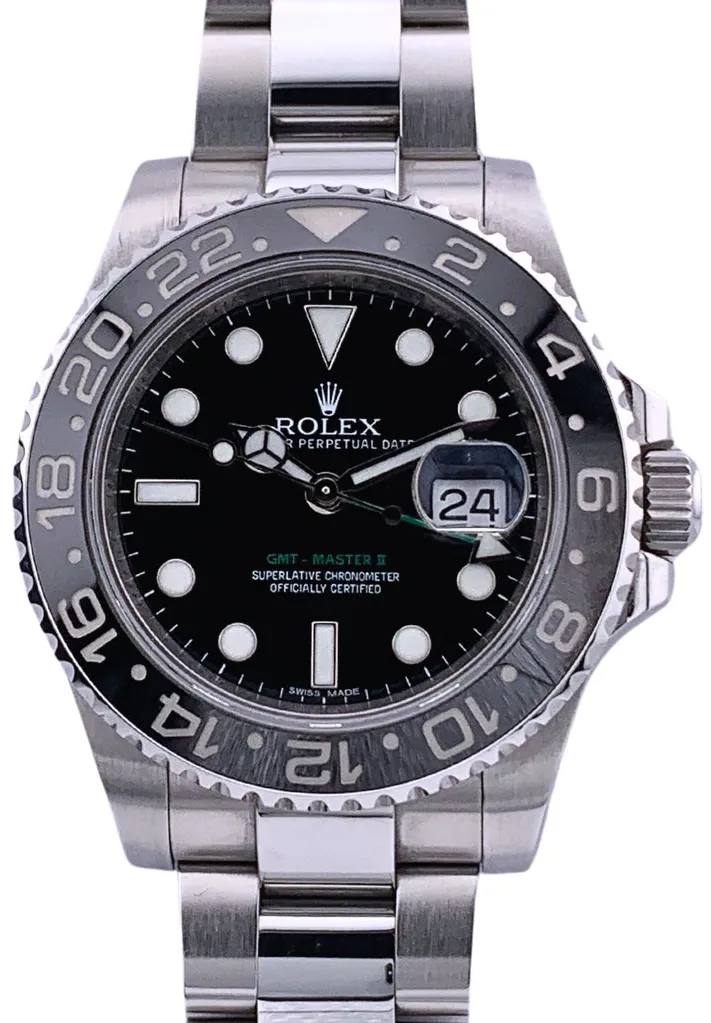 Rolex GMT-Master 116710LN/A0P58730 40mm Stainless steel Black