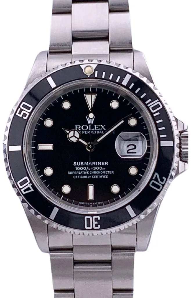 Rolex Submariner 16610/N276776 40mm Stainless steel Black