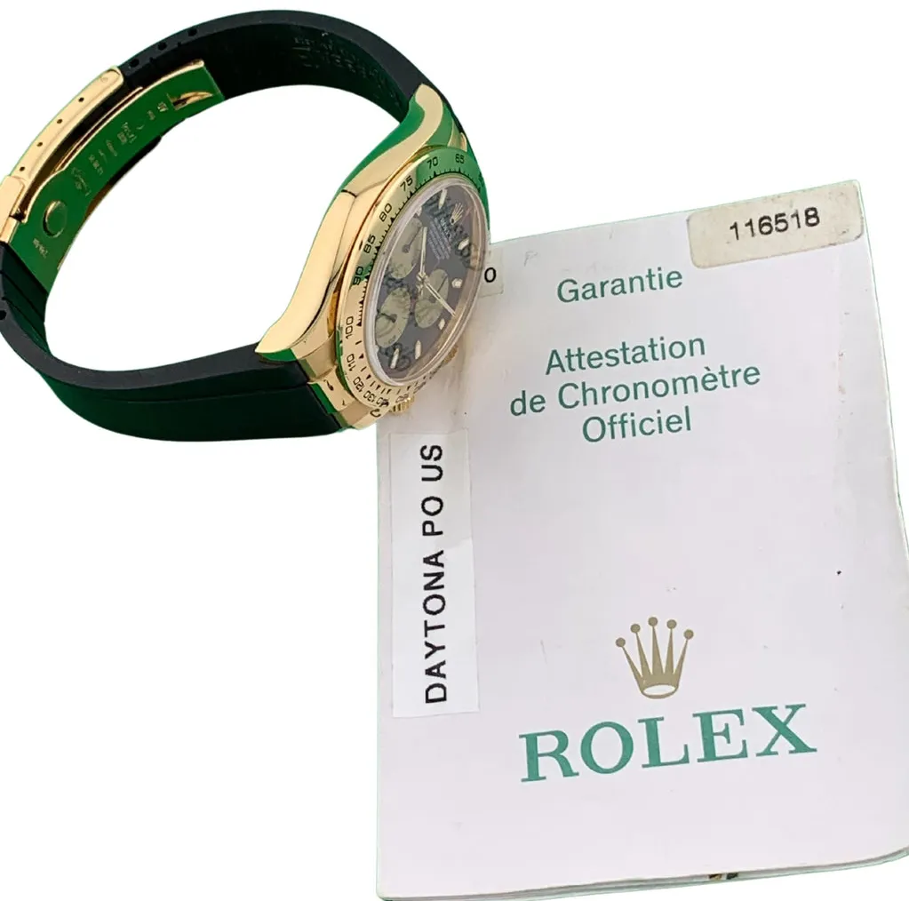 Rolex Daytona 116518/Y830210 40mm Yellow gold Black 7