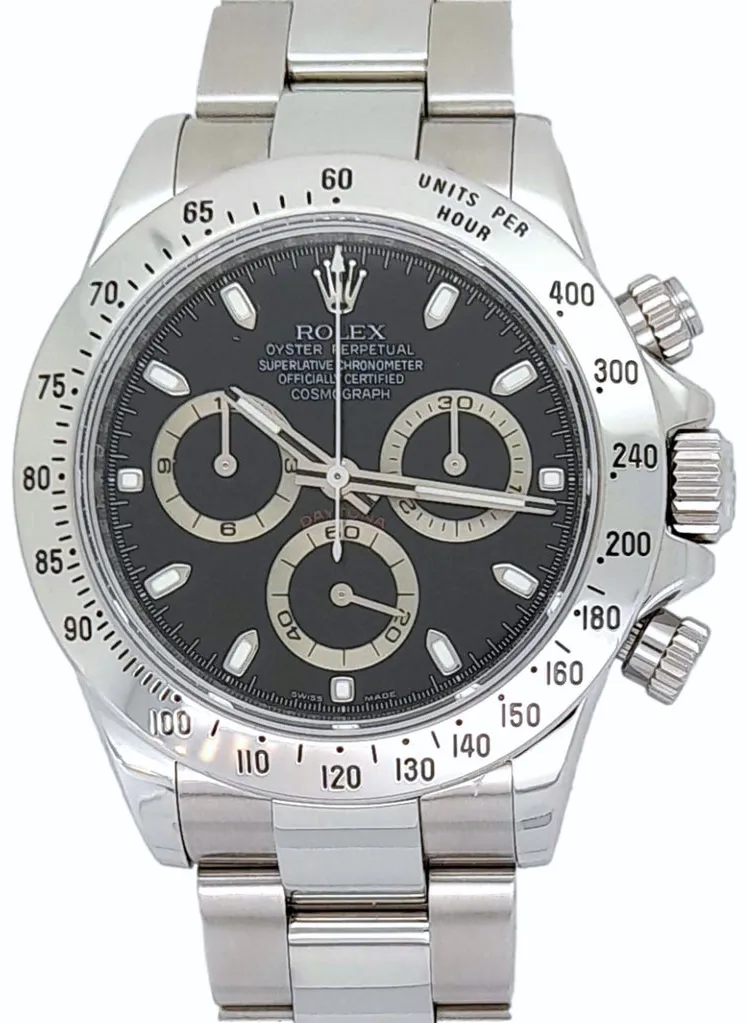 Rolex Daytona 116520/F921672 40mm Stainless steel Black