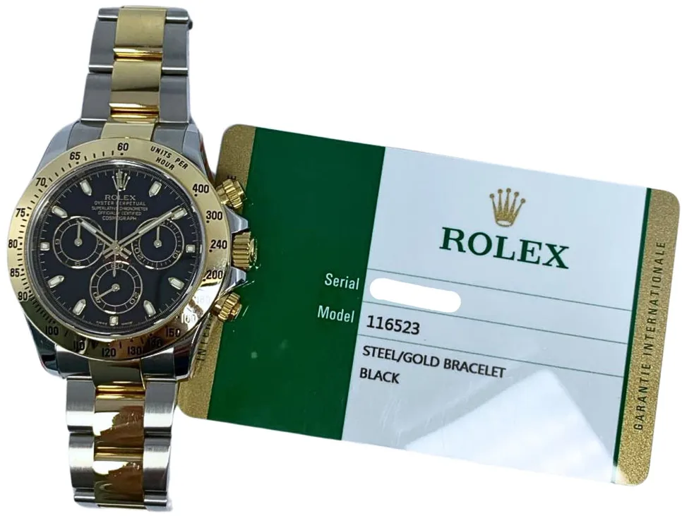 Rolex Daytona 116523/6F2D5898 40mm Yellow gold and Stainless steel Black 3