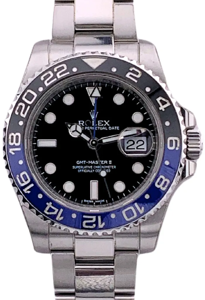 Rolex GMT-Master 116710BLNR/64A25932 40mm Stainless steel Black