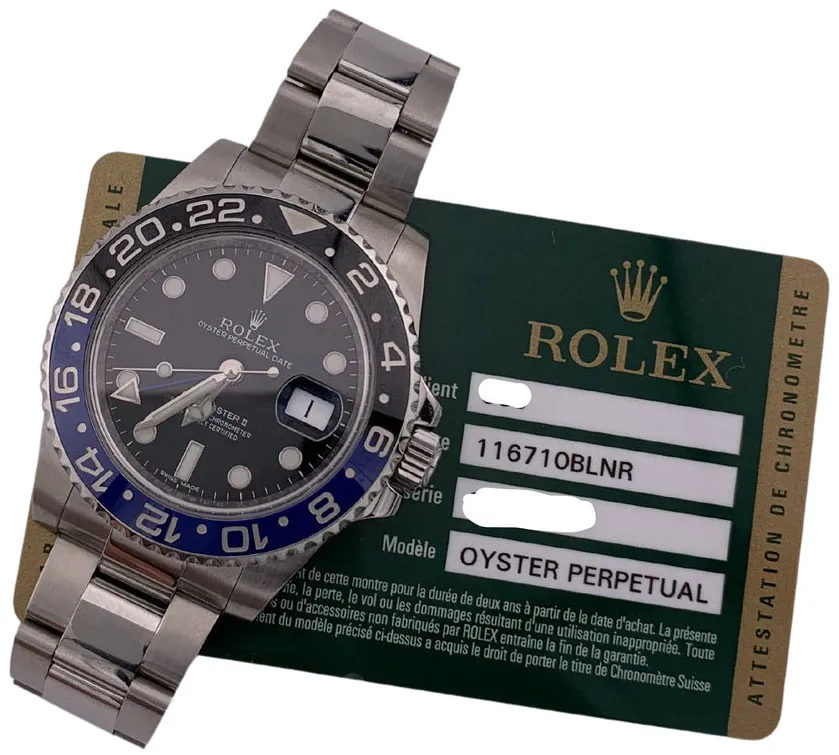 Rolex GMT-Master 116710BLNR/94488169 40mm Stainless steel Black 8