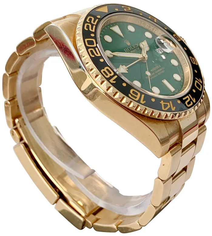 Rolex GMT-Master 116718/Z764039 40mm Yellow gold Green 1