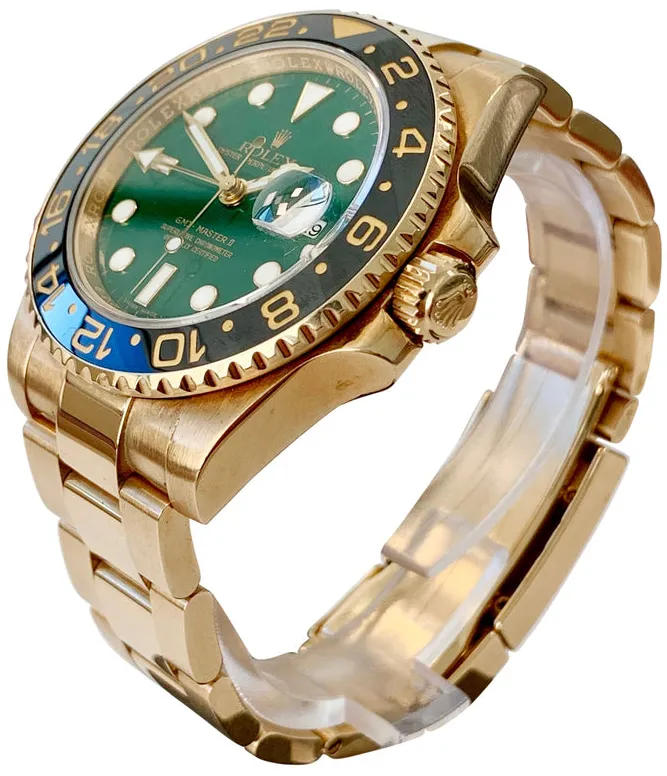 Rolex GMT-Master 116718/Z764039 40mm Yellow gold Green 2