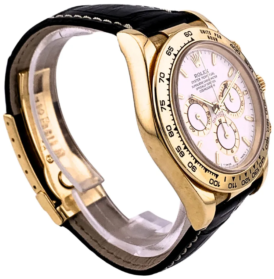 Rolex Daytona 16518/W763747 40mm Yellow gold White 1