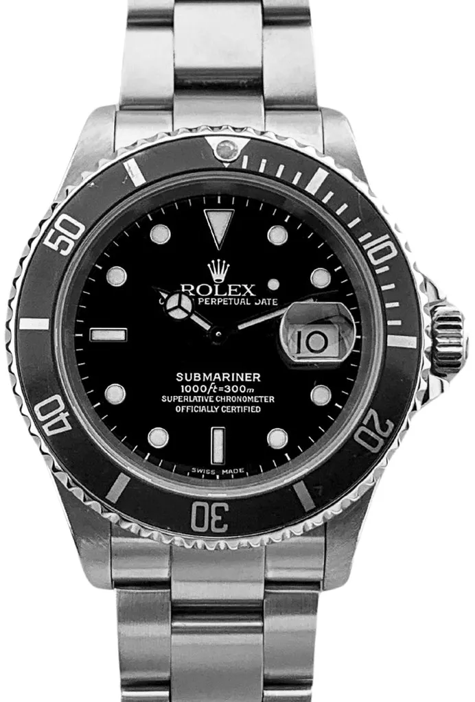 Rolex Submariner 16610/P235872 40mm Stainless steel Black