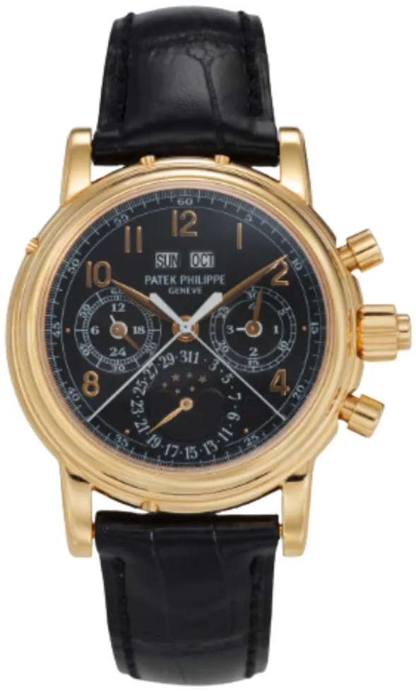 Patek Philippe Perpetual Calendar Chronograph 5004R-018 37mm Rose gold Black