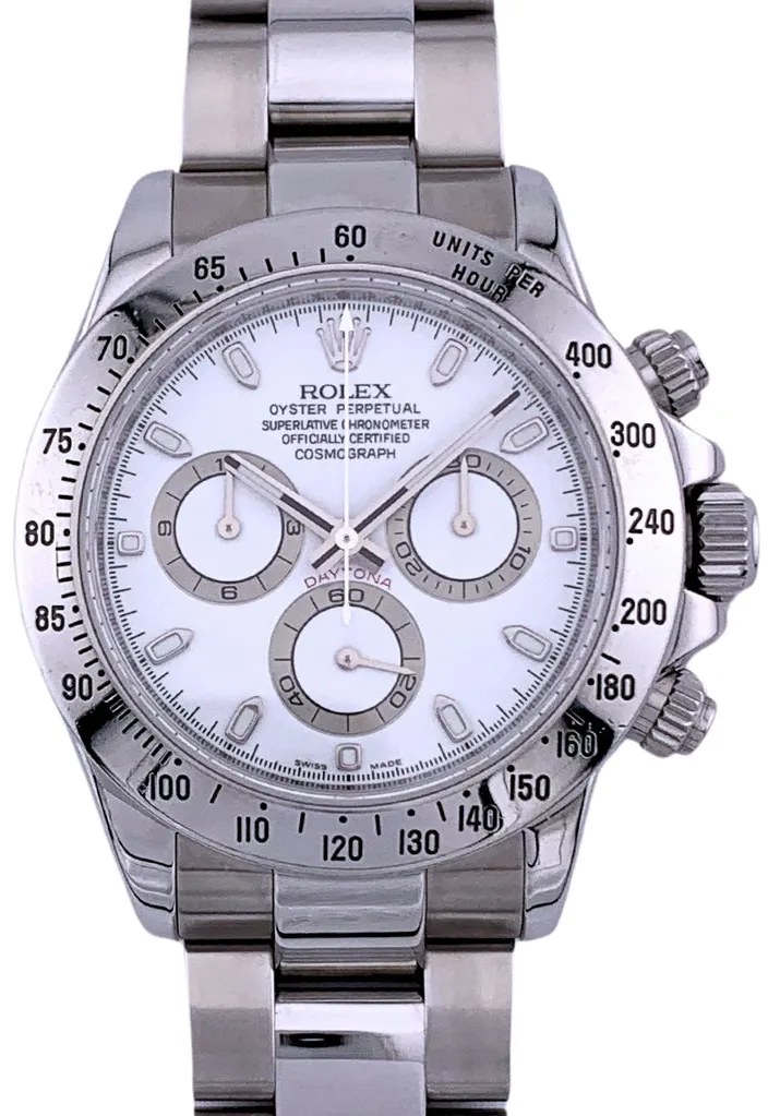 Rolex Daytona 116520/Z226837 40mm Stainless steel White