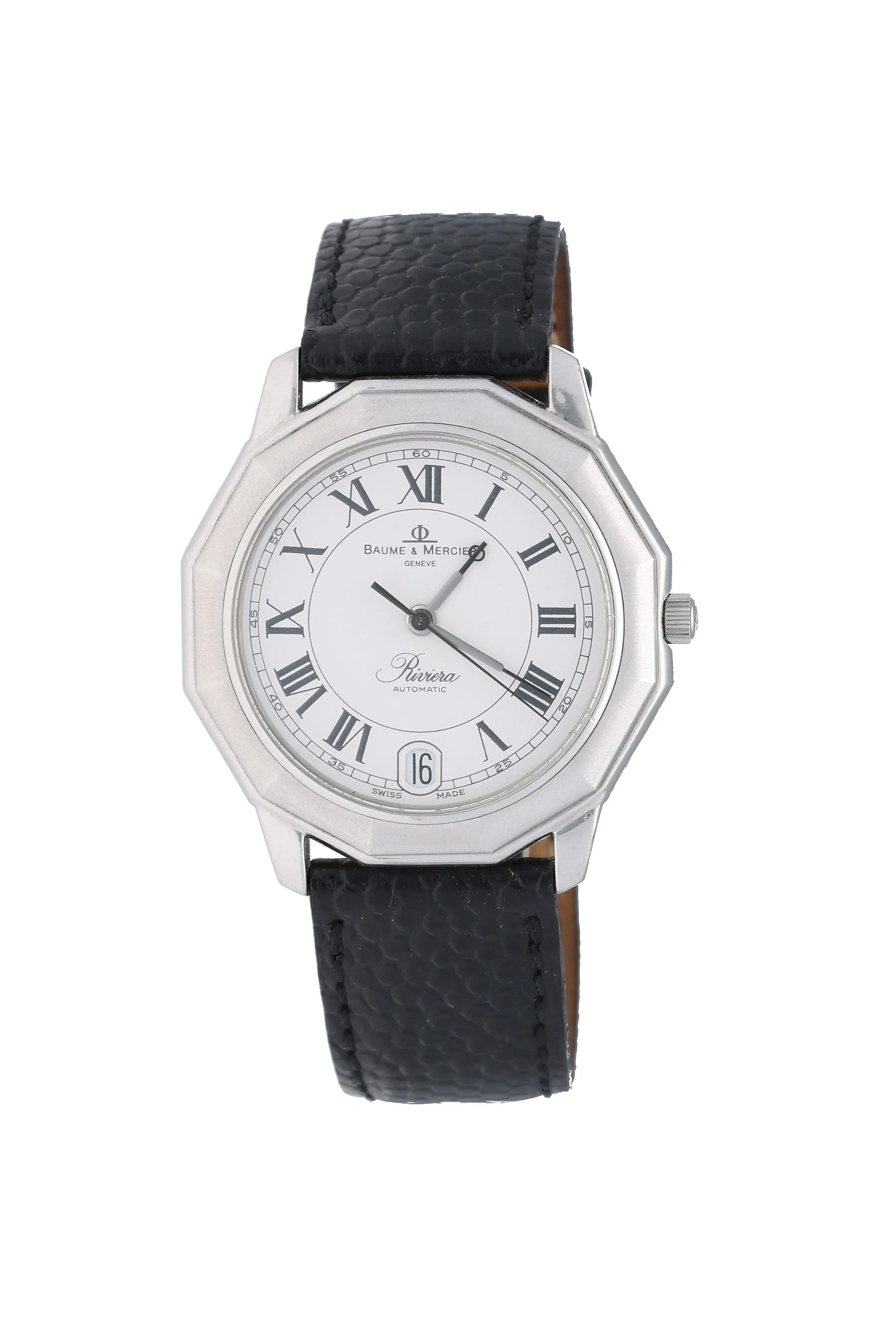 Baume & Mercier Riviera 3131 34mm Stainless steel White