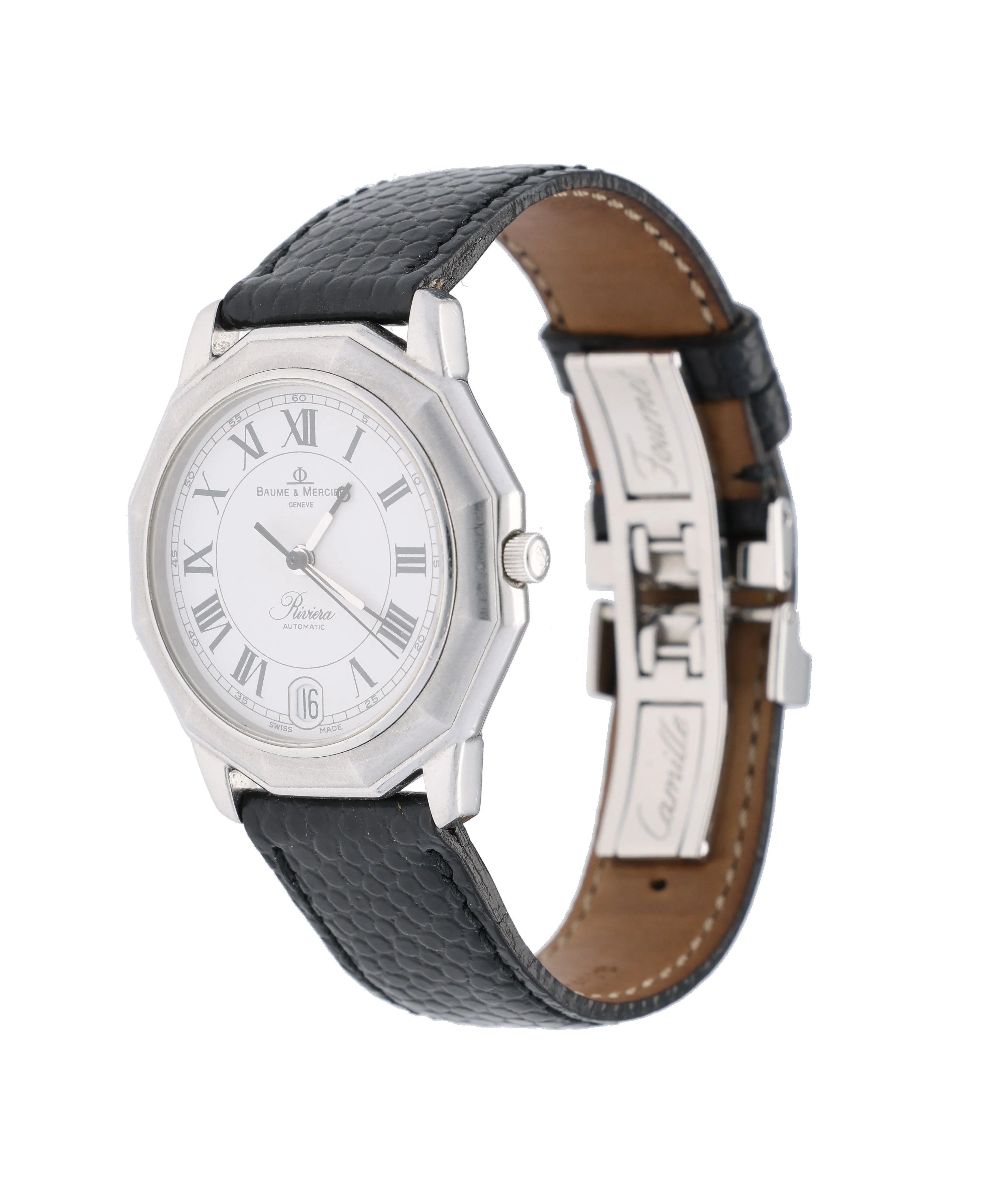 Baume & Mercier Riviera 3131 34mm Stainless steel White 1