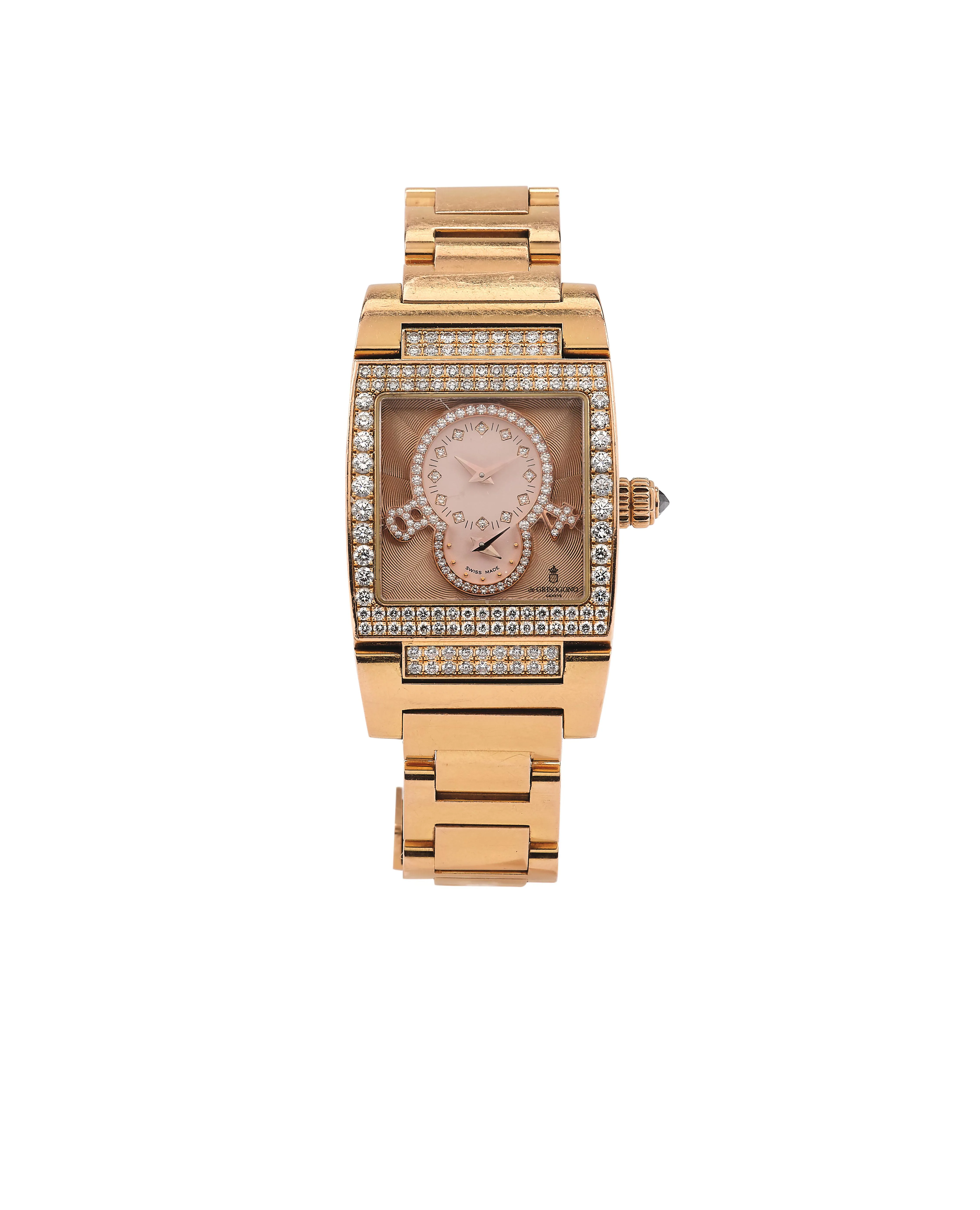 de Grisogono Instrumentino 29mm Rose gold Rose