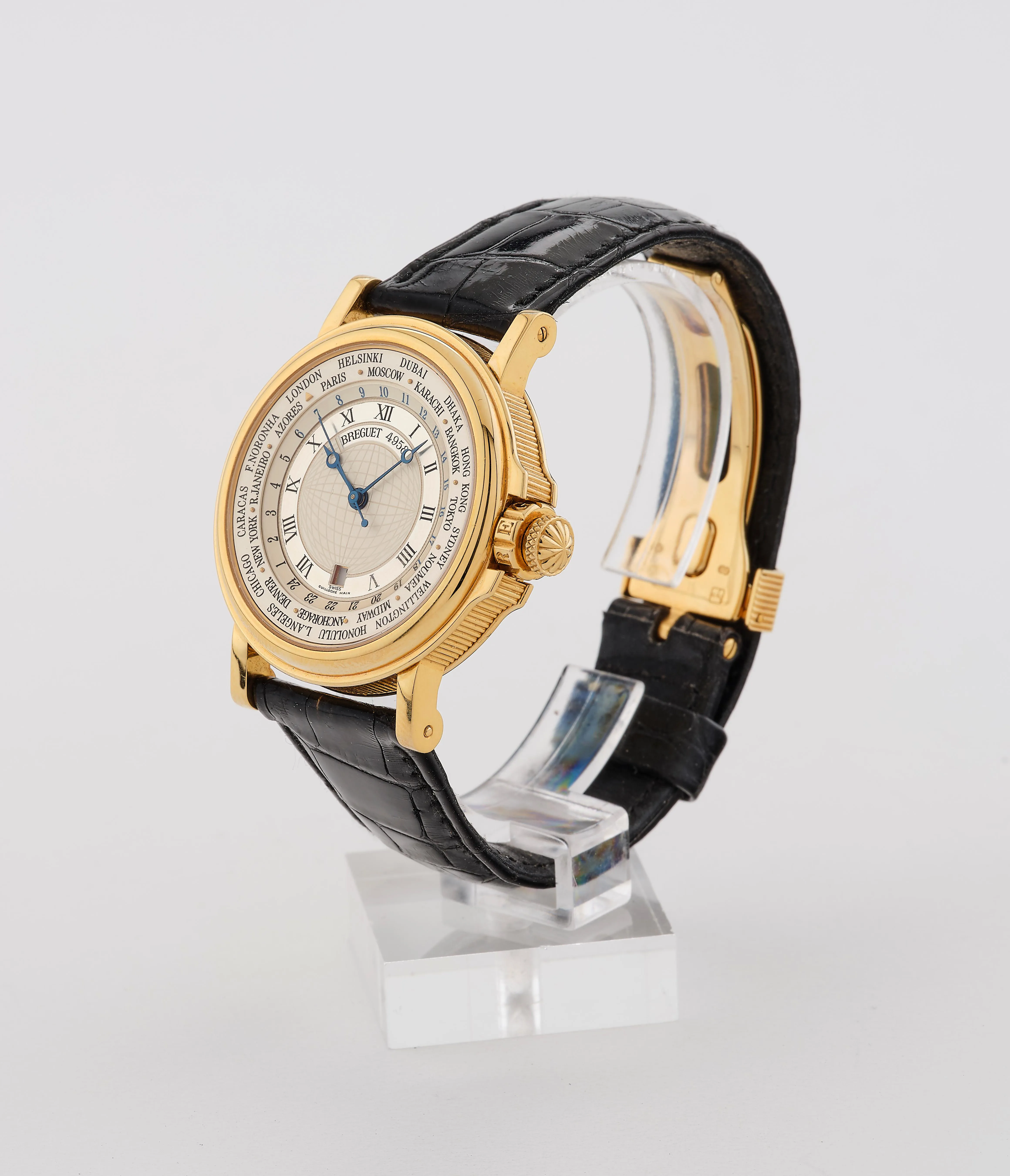 Breguet Hora Mundi 3700 39mm gold Silver 1