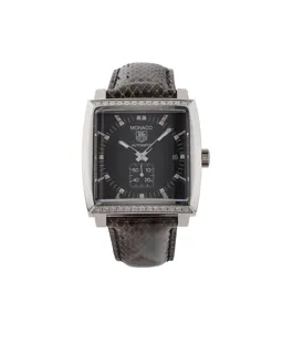 TAG Heuer Monaco WW2118 Stainless steel Black