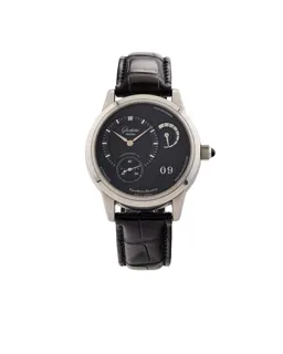 Glashütte PanoMaticReserve 90–03–05–13–04 Platinum Black