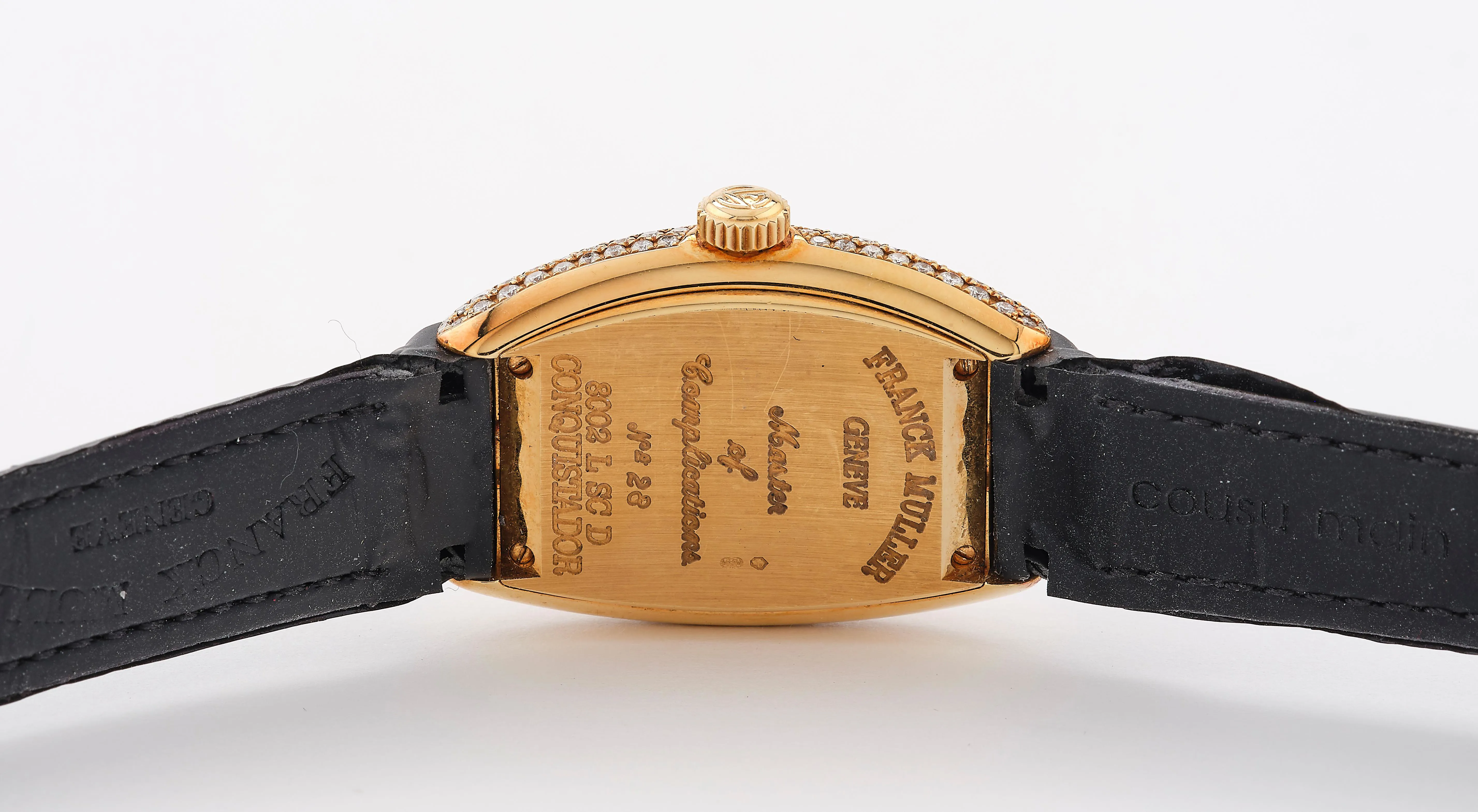 Franck Muller Conquistador 8002 L SC D 28mm gold Black 4