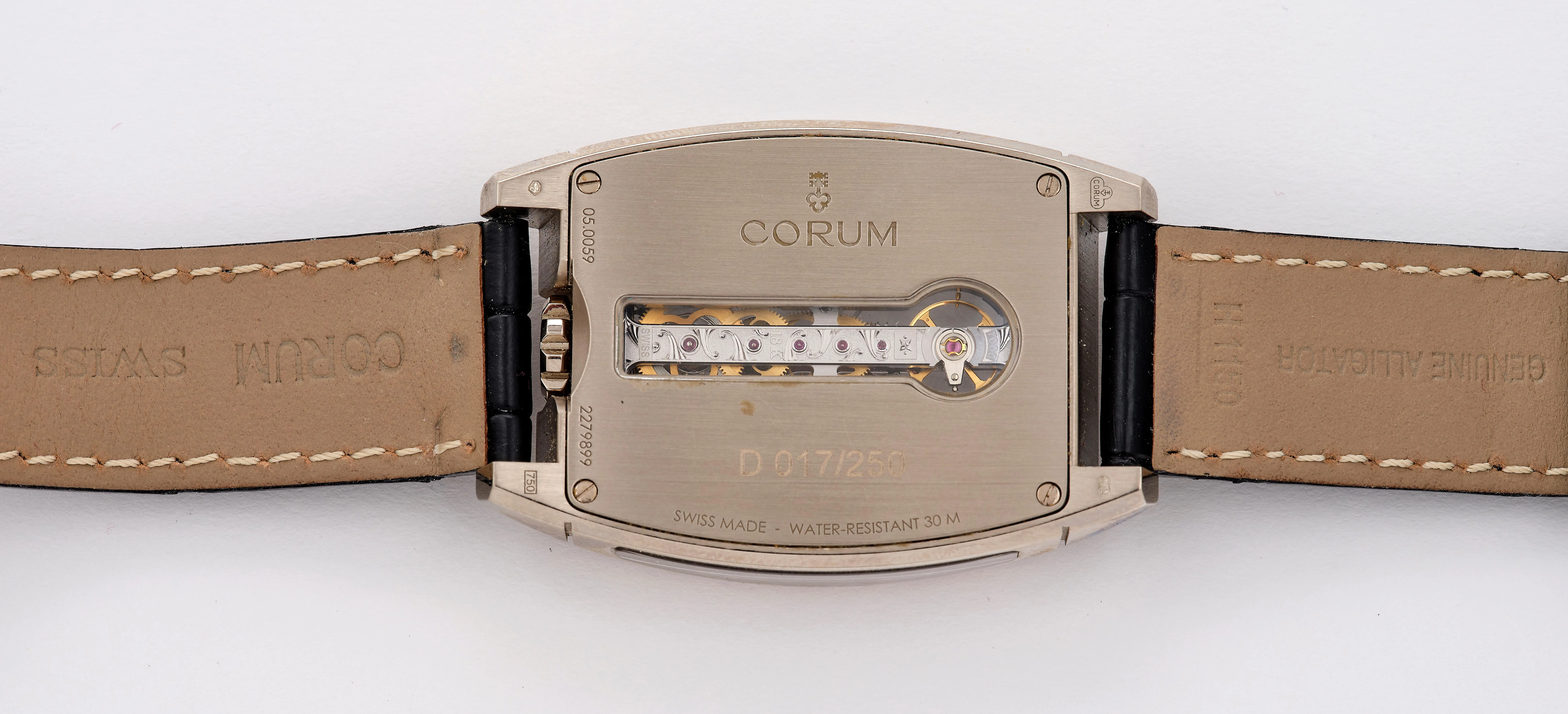 Corum Golden Bridge 05.0059 34mm White gold Black 5