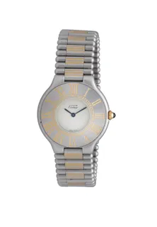 Cartier 21 Must de Cartier Stainless steel and Gold-plated Silver