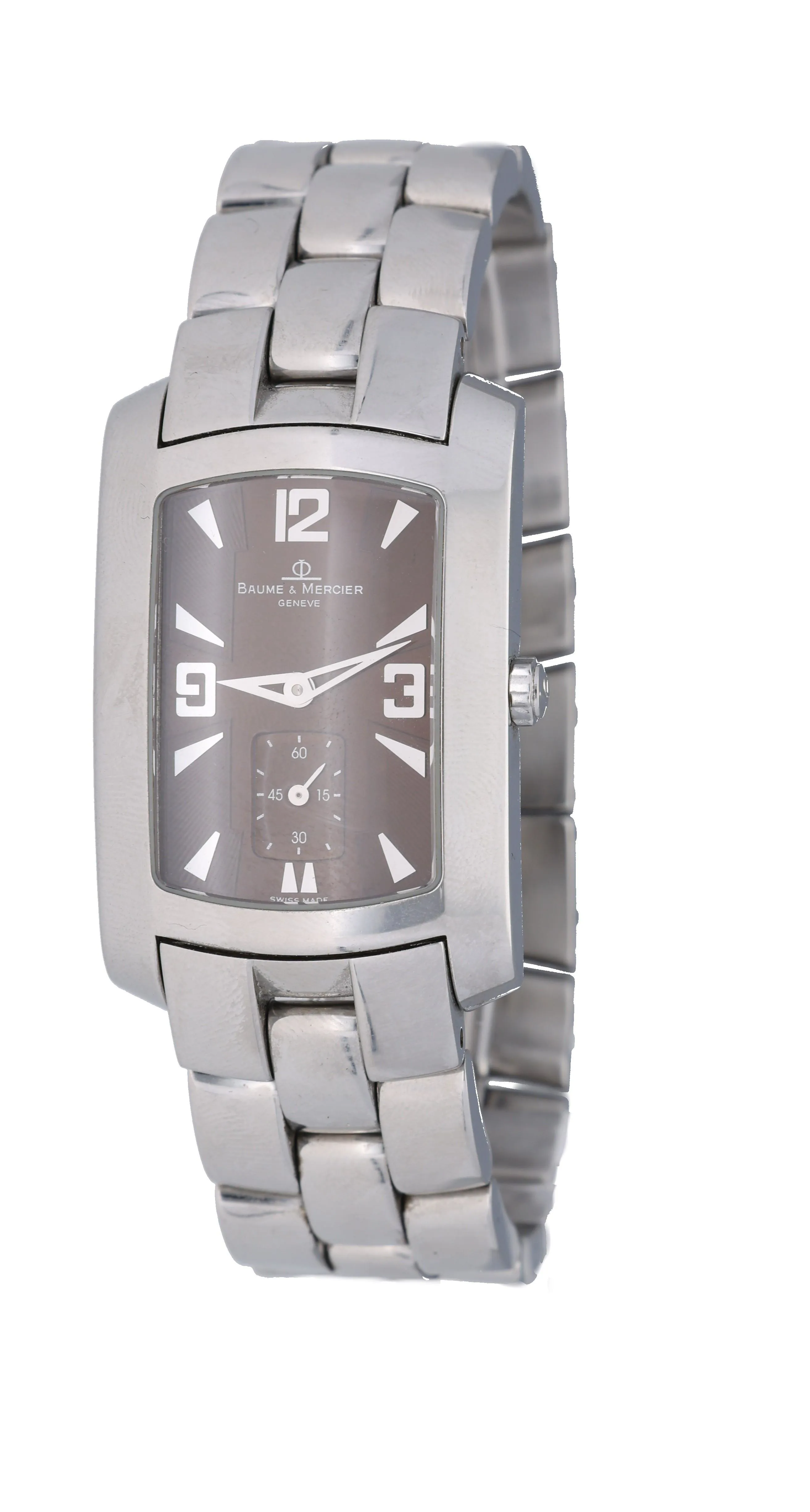 Baume & Mercier Hampton 65310 27mm Stainless steel Brown