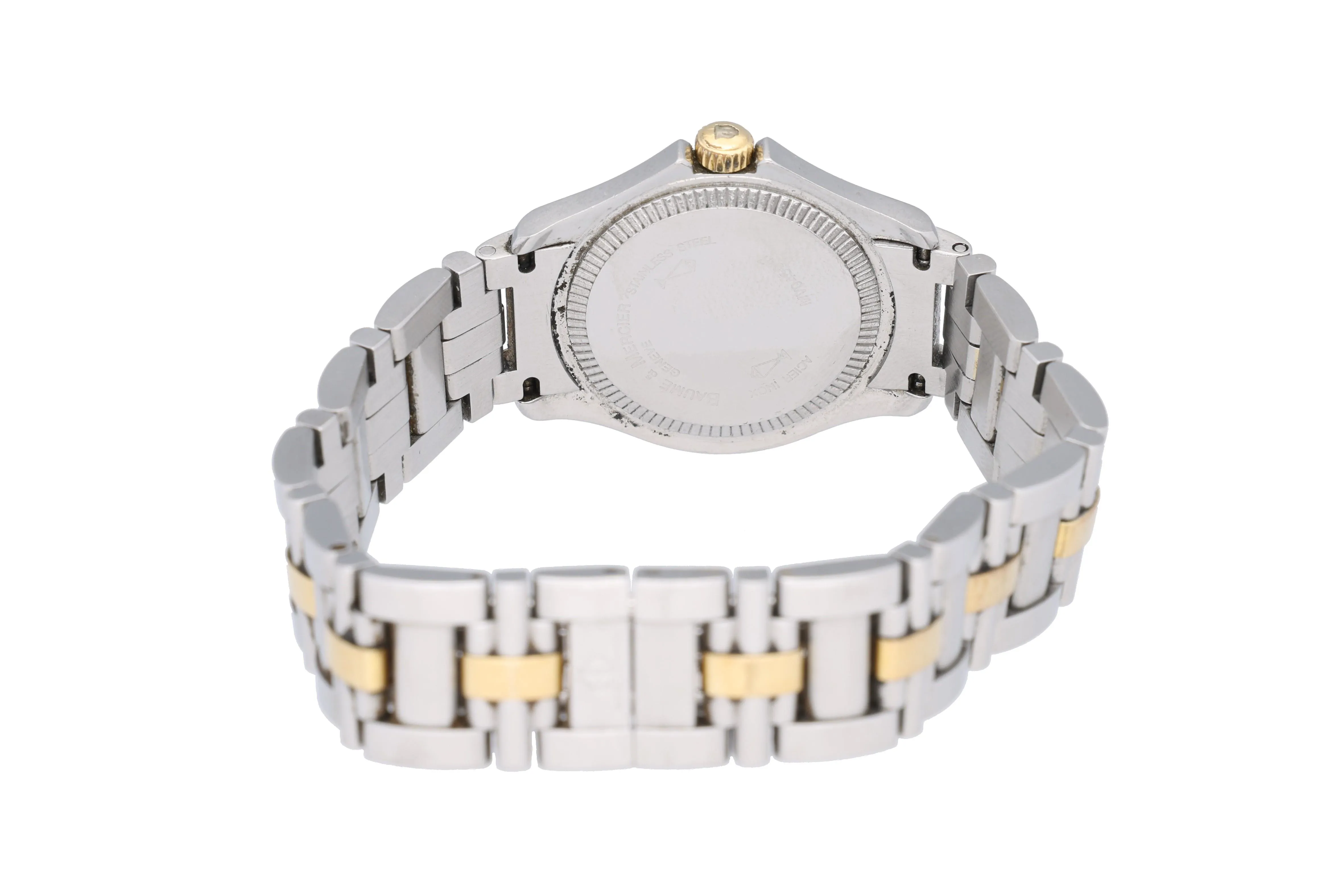 Baume & Mercier MV045047 28mm Stainless steel and gold White 3