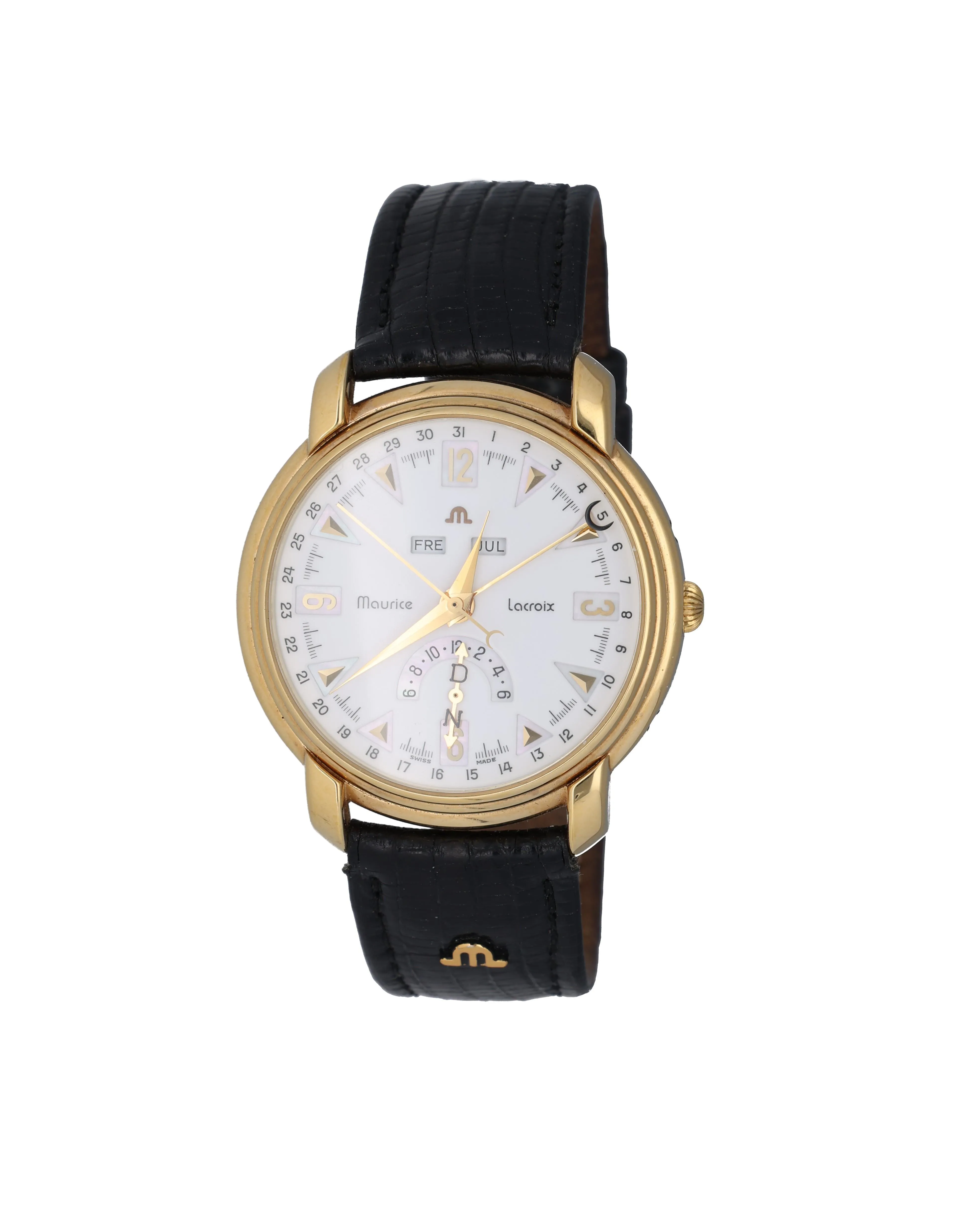 Maurice Lacroix Masterpiece 44367 39mm Gold-plated White