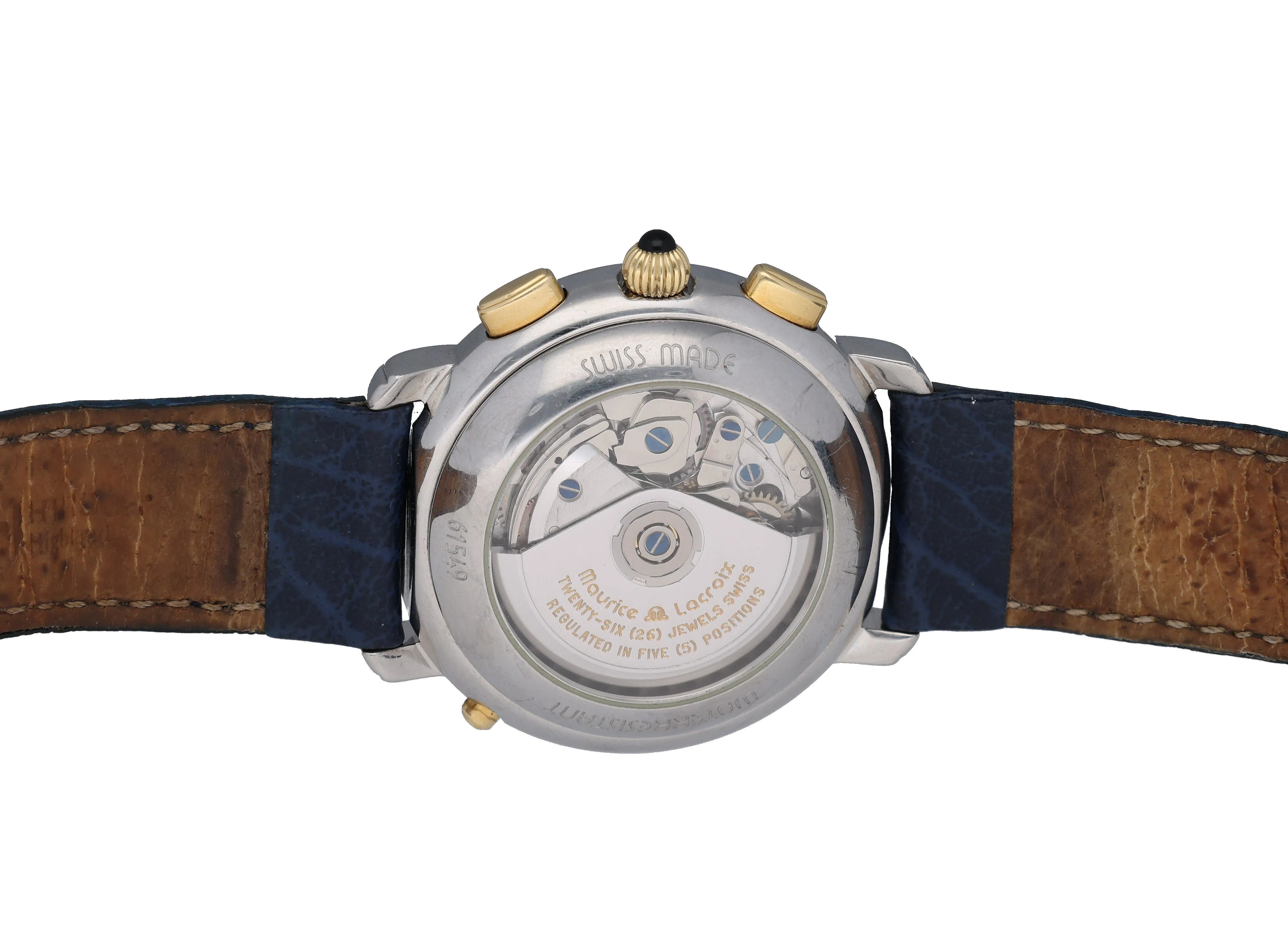 Maurice Lacroix 61549 40mm Stainless steel and gold Silver 4