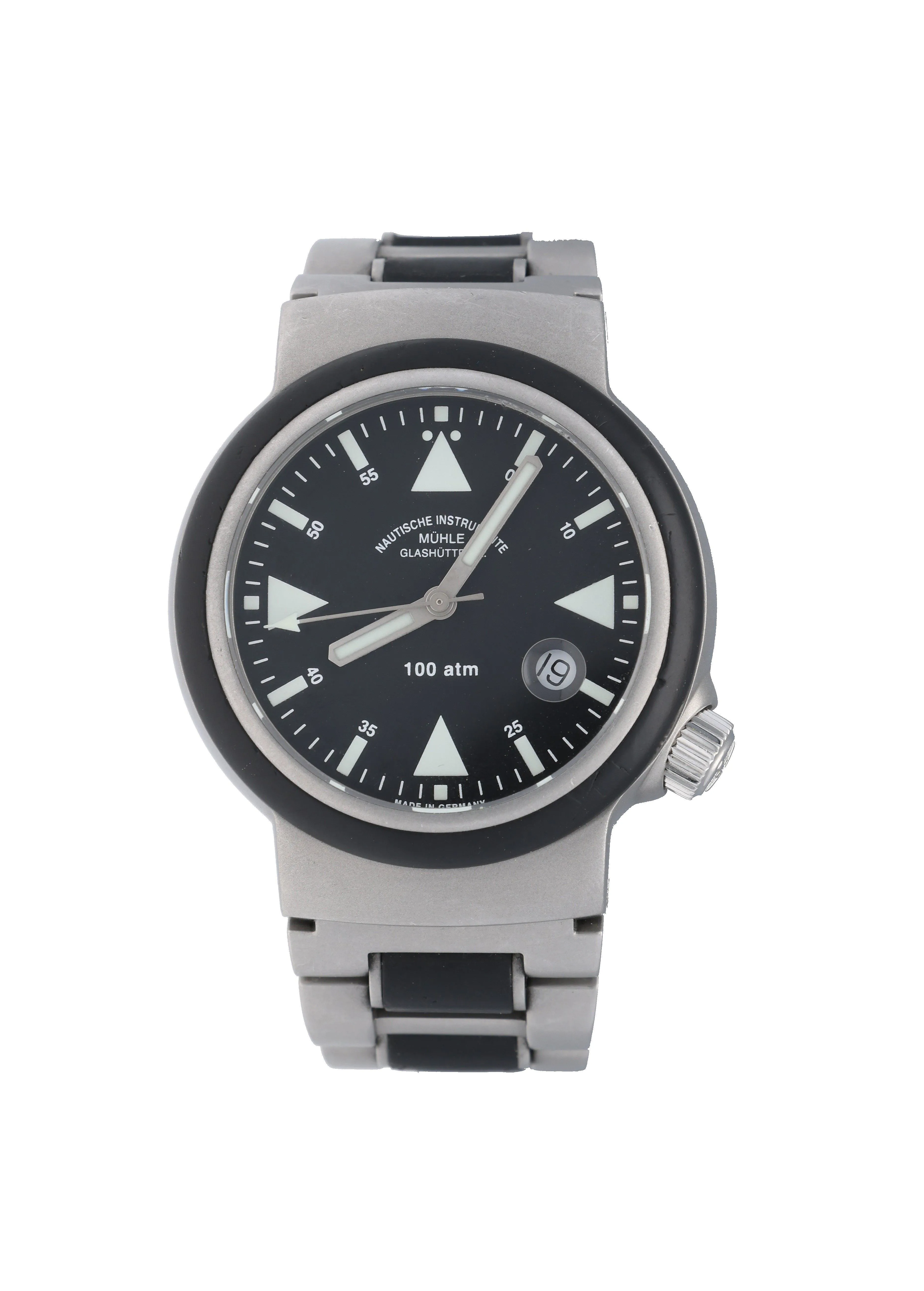 Mühle Glashütte M1-41-03 42mm Stainless steel and Rubber Black