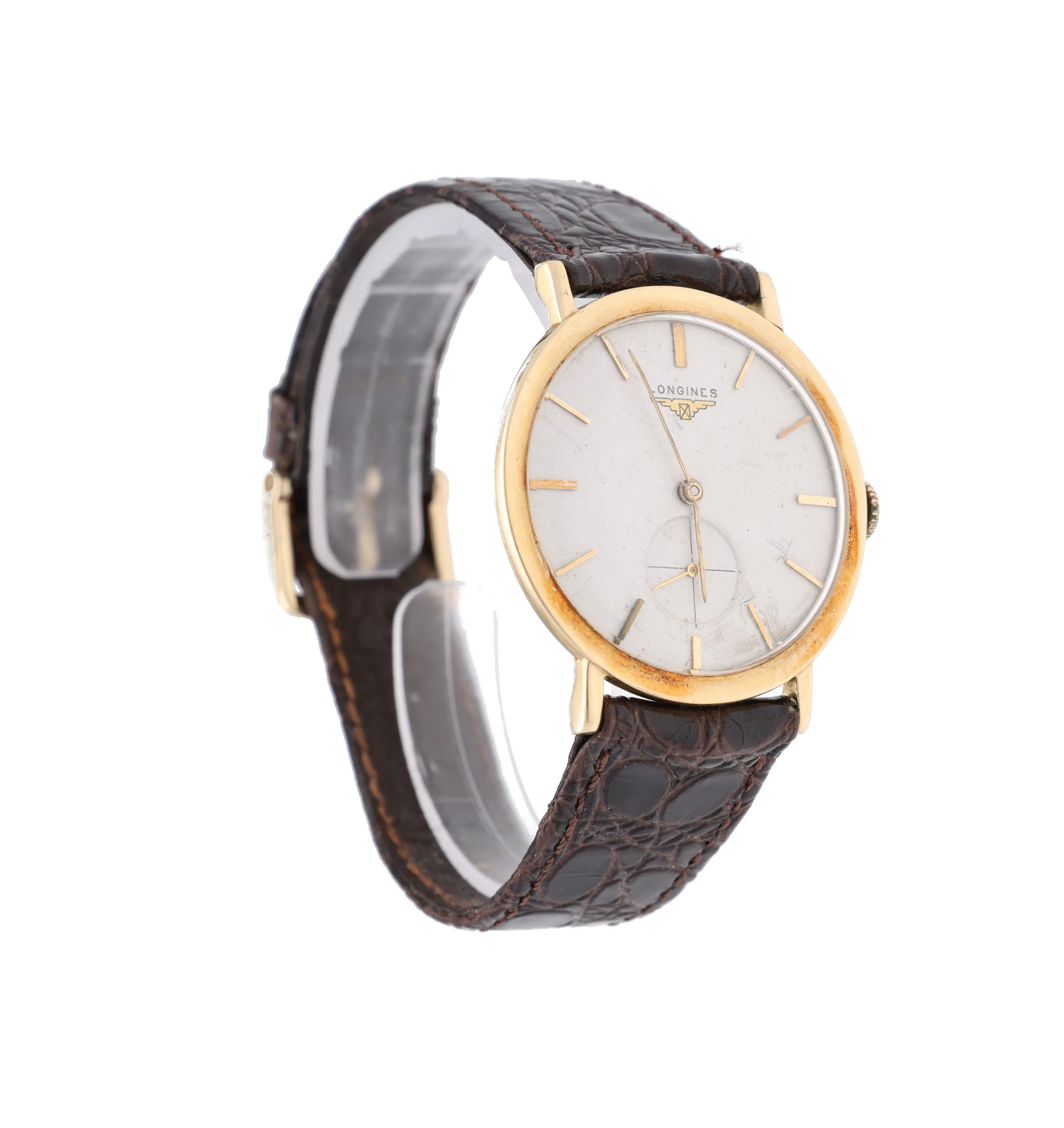 Longines 34mm gold Silver 2