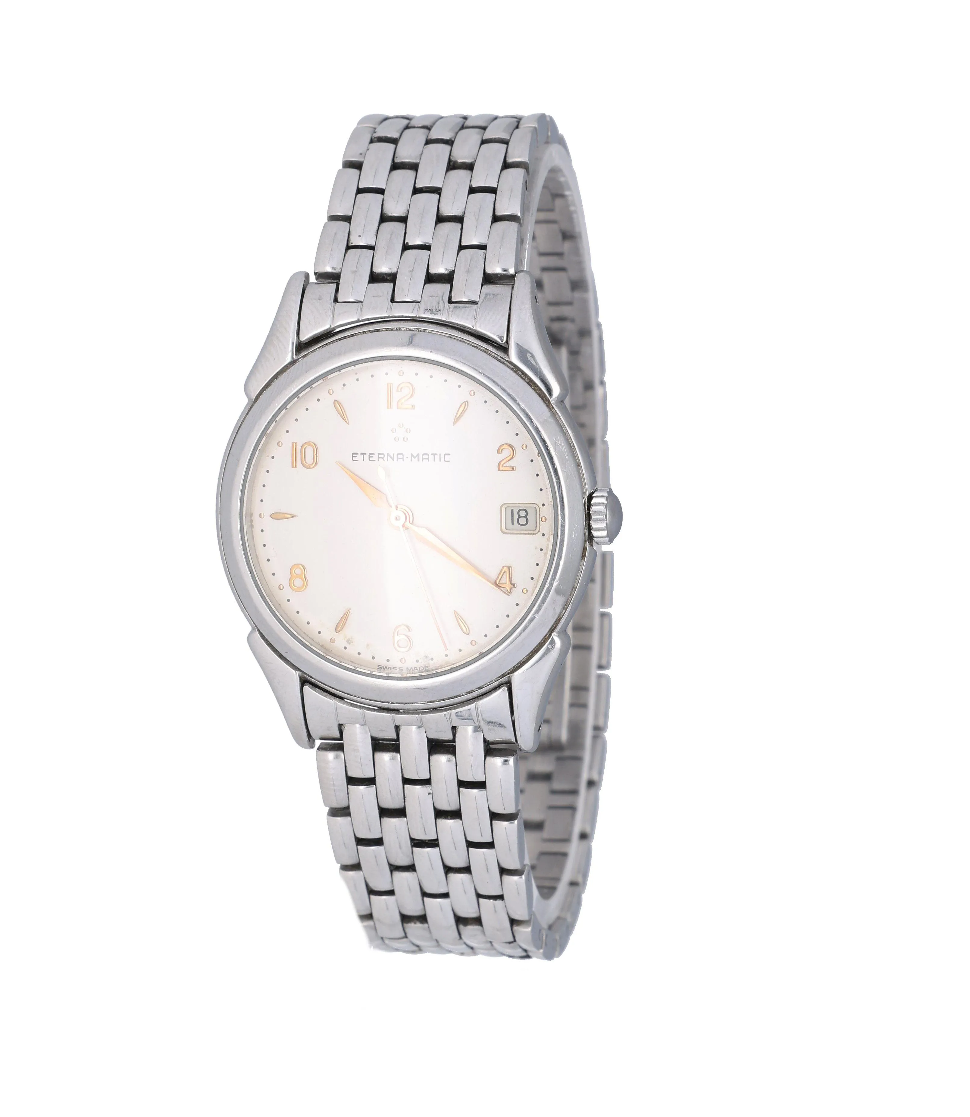 Eterna 1948 8400.41 34mm Stainless steel Silver