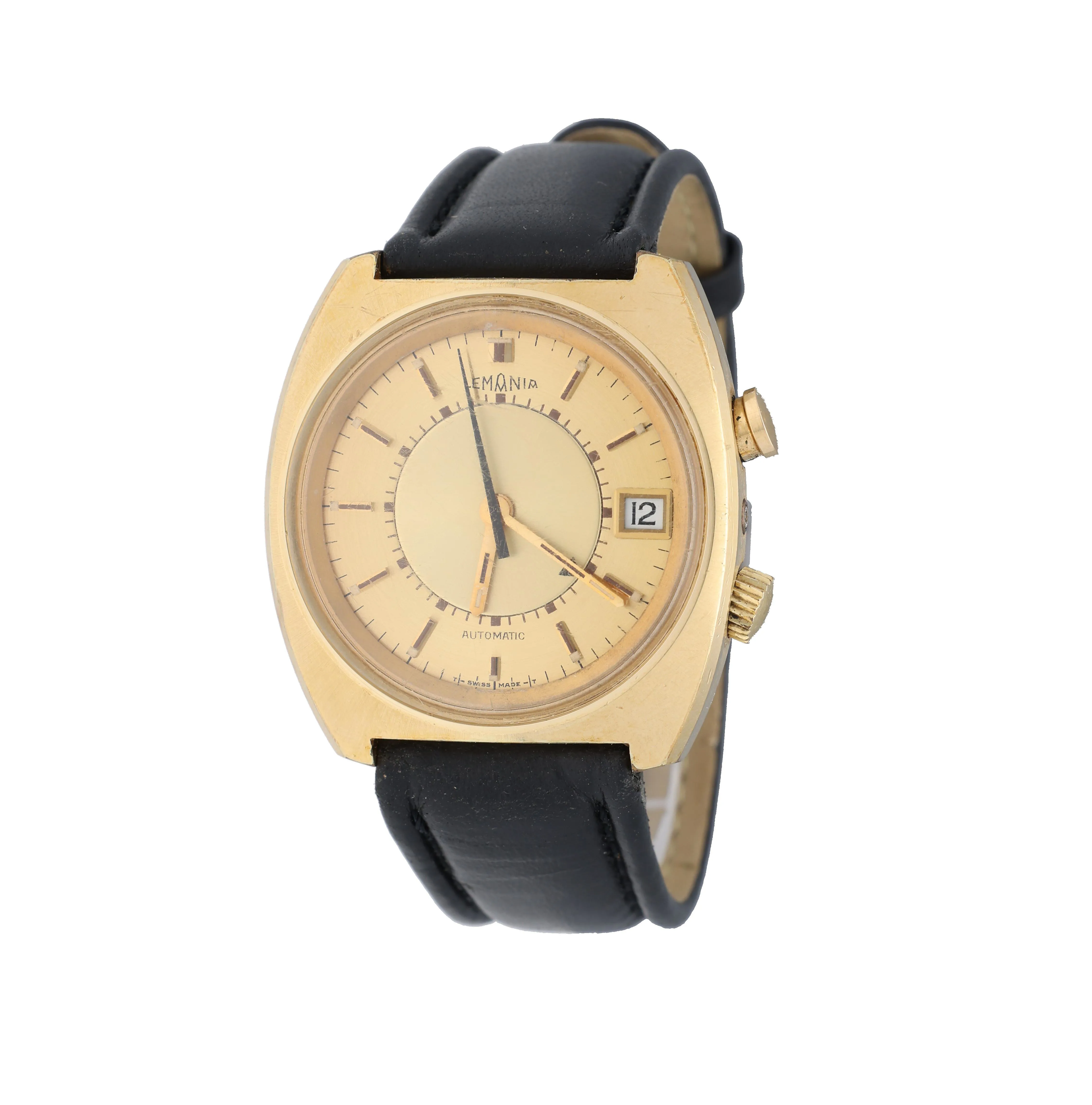 Lemania 9752 40mm Stainless steel and Gold-plated Gold