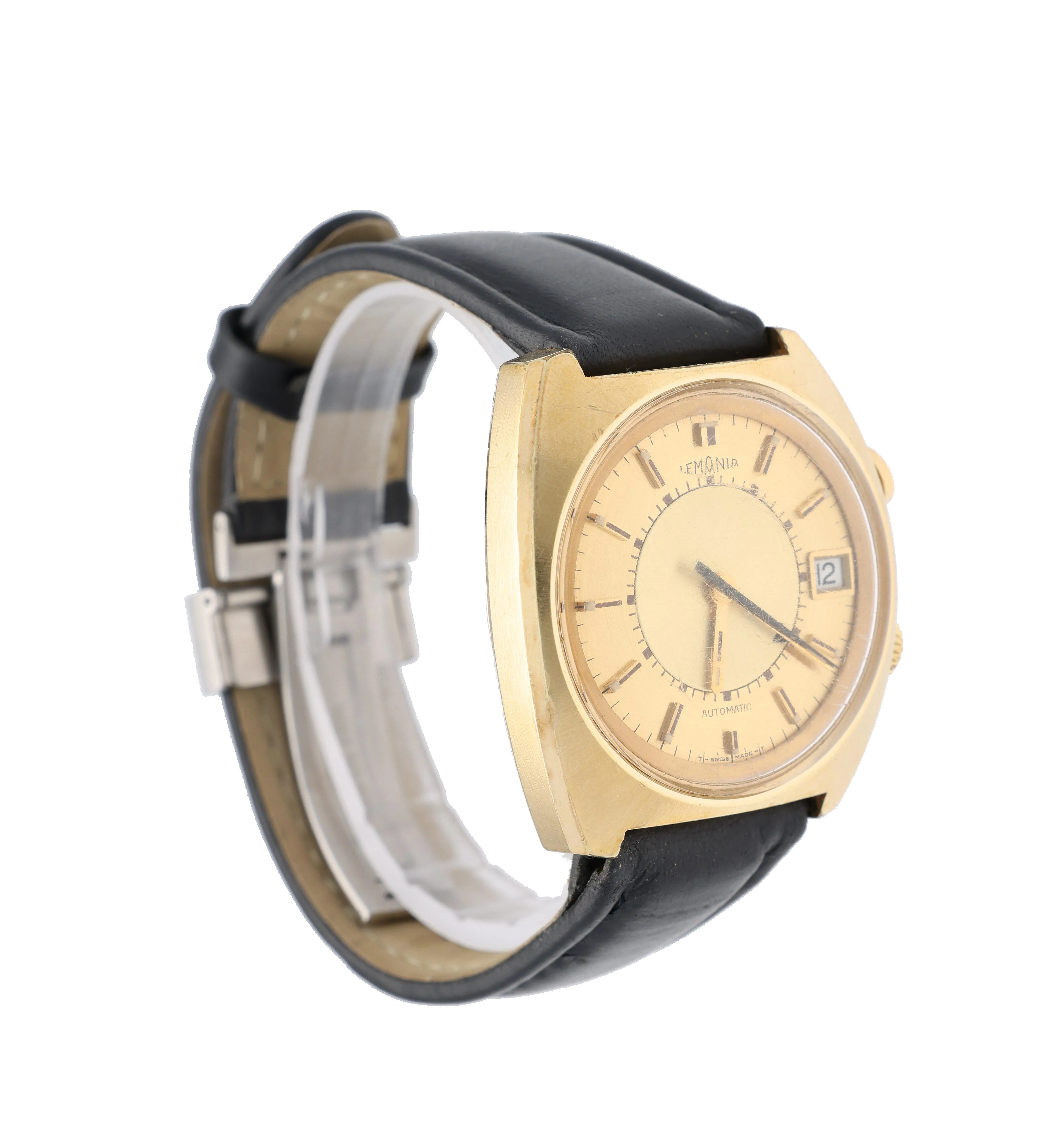 Lemania 9752 40mm Stainless steel and Gold-plated Gold 4