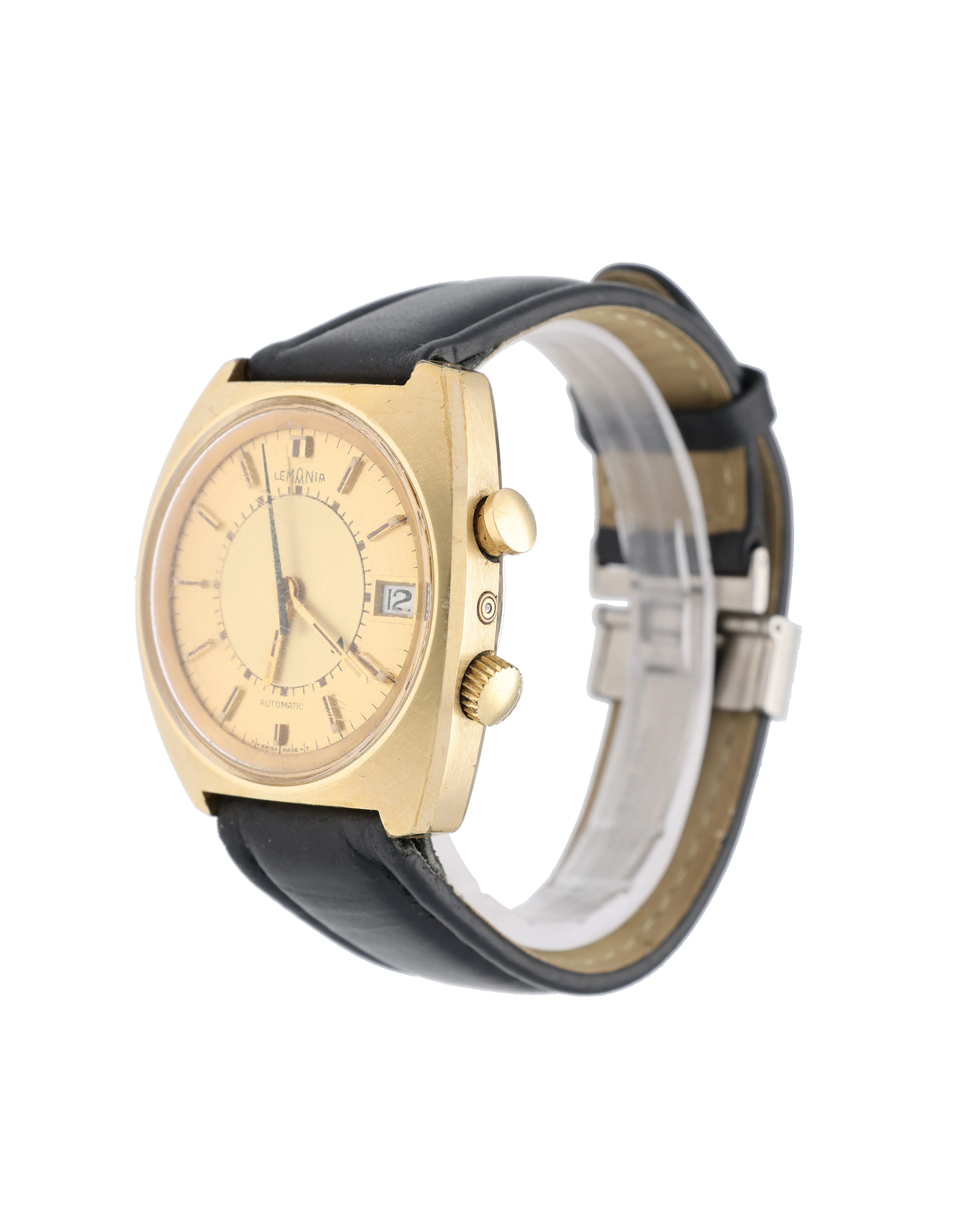 Lemania 9752 40mm Stainless steel and Gold-plated Gold 1