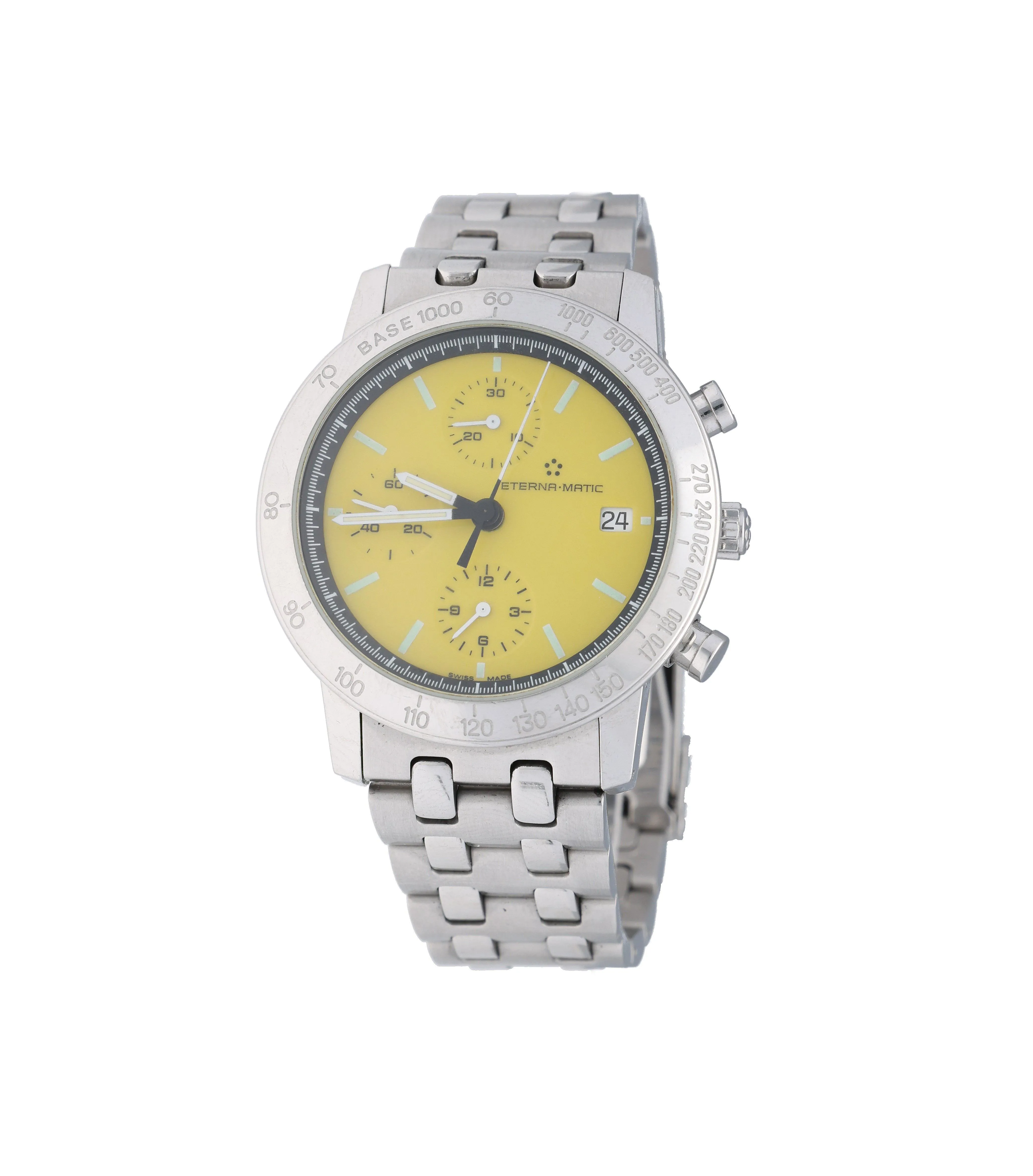 Eterna Kontiki 1501.47 39mm Stainless steel Yellow